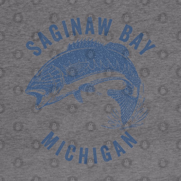 Saginaw Bay Michigan by Eureka Shirts